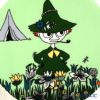 アラビア（ARABIA） ムーミン コレクション スナフキン（SNUFKIN） グリーン 2015 プレート 19cm
