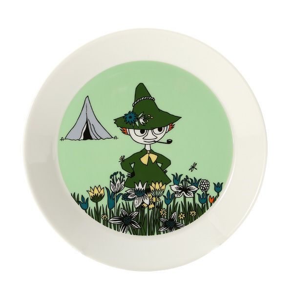 アラビア（ARABIA） ムーミン コレクション スナフキン（SNUFKIN） グリーン 2015 プレート 19cm