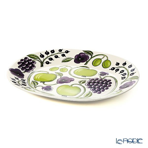 アラビア（ARABIA） パラティッシ パープル オーバルプレート 36cm 1016091