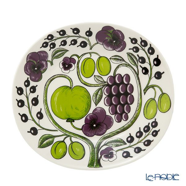 アラビア（ARABIA） パラティッシ パープル オーバルプレート 25cm