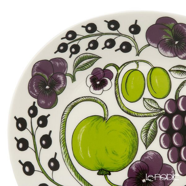 アラビア（ARABIA） パラティッシ パープル オーバルプレート 25cm