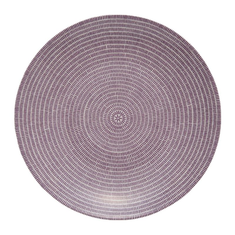 縁まで模様　アラビア24h アベックパープル26cmプレート４枚 楽天市場】アラビア 24h アベック プレート 26cm パープル / ARABIA