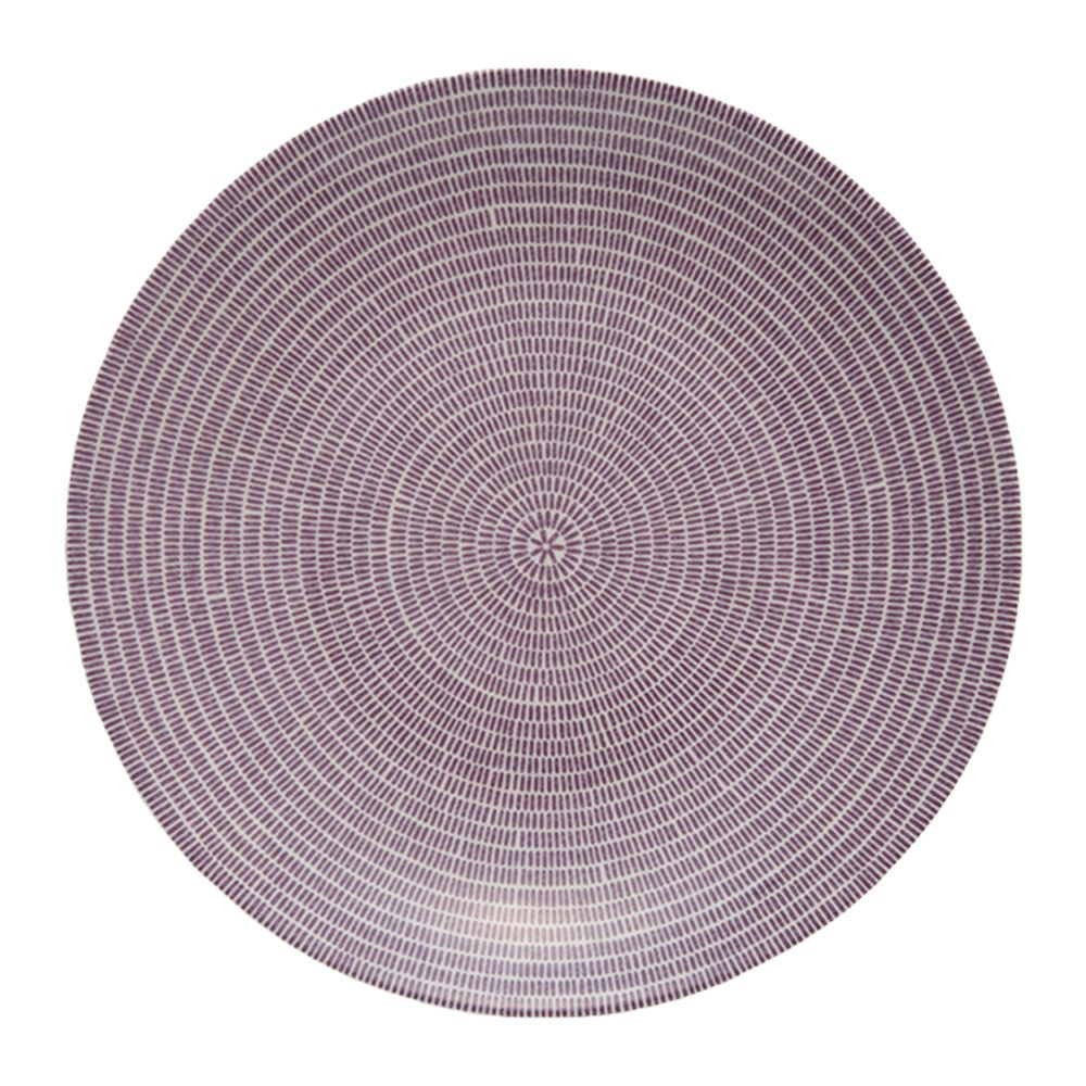 アラビア（ARABIA） 24h Avec アベック パープル プレート 26cm