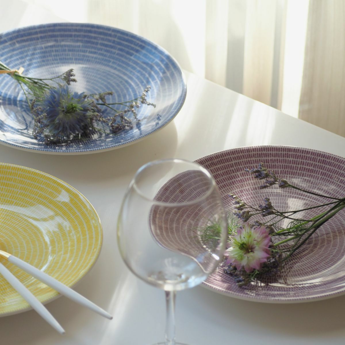 アラビア（ARABIA） 24h Avec アベック パープル プレート 20cm