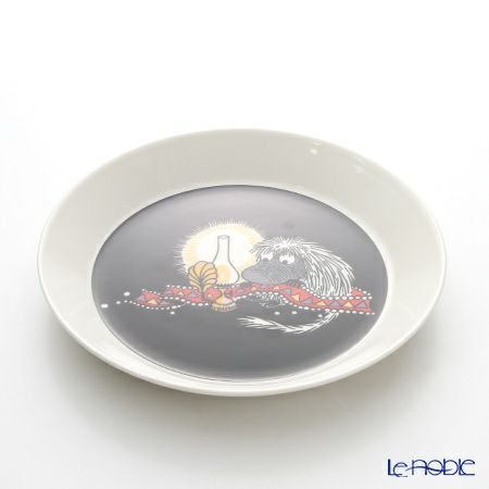 アラビア（ARABIA） ムーミン コレクション ご先祖様 ブラック プレート 19cm