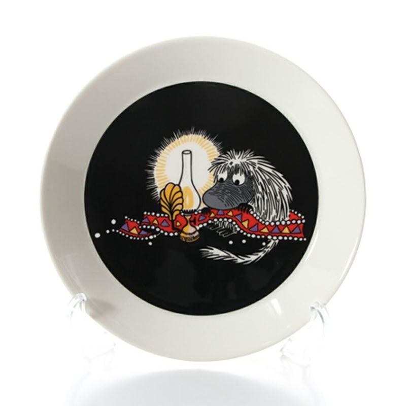 アラビア（ARABIA） ムーミン コレクション ご先祖様 ブラック プレート 19cm