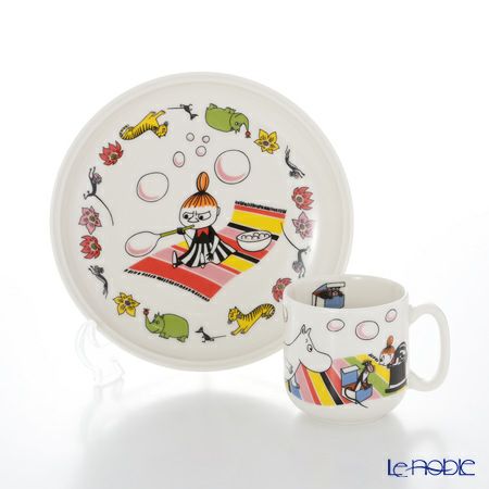 アラビア（ARABIA） ムーミン コレクション チルドレンセット（チビのミイ） 【プレート＆マグ2点セット】