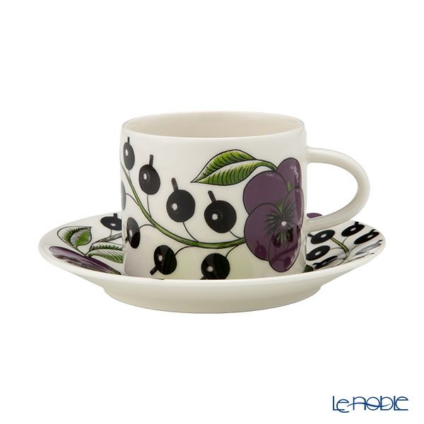 アラビア（ARABIA） パラティッシ パープル コーヒーカップ＆ソーサー 180ml