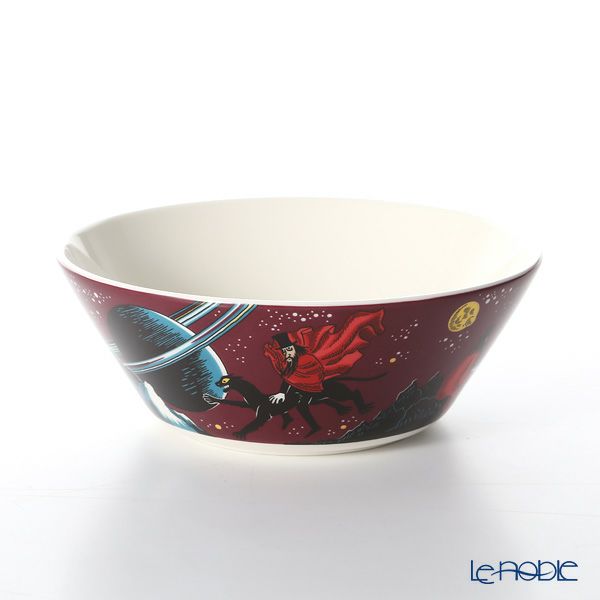 アラビア（ARABIA） ムーミン ボウル 15cm 飛行おに（HOBGOBLIN） パープル