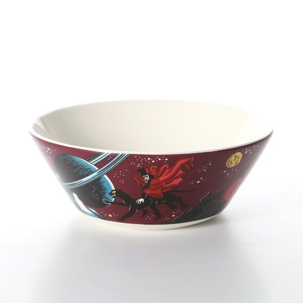 アラビア（ARABIA） ムーミン ボウル 15cm 飛行おに（HOBGOBLIN） パープル