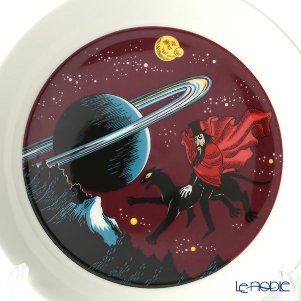 アラビア（ARABIA） ムーミン プレート 19cm 飛行おに（HOBGOBLIN） パープル