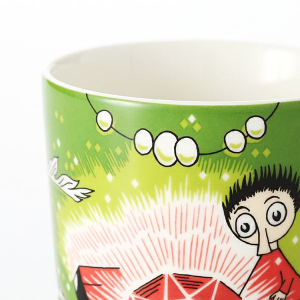 アラビア（ARABIA） ムーミン マグ トフスランとビフスラン（THINGUMY AND BOB） グリーン 300ml