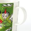 アラビア（ARABIA） ムーミン マグ トフスランとビフスラン（THINGUMY AND BOB） グリーン 300ml