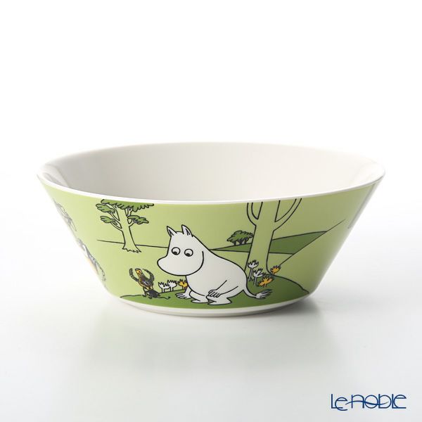 アラビア（ARABIA） ムーミン ボウル ムーミン（グラスグリーン） 15cm