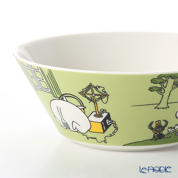 アラビア（ARABIA） ムーミン ボウル ムーミン（グラスグリーン） 15cm