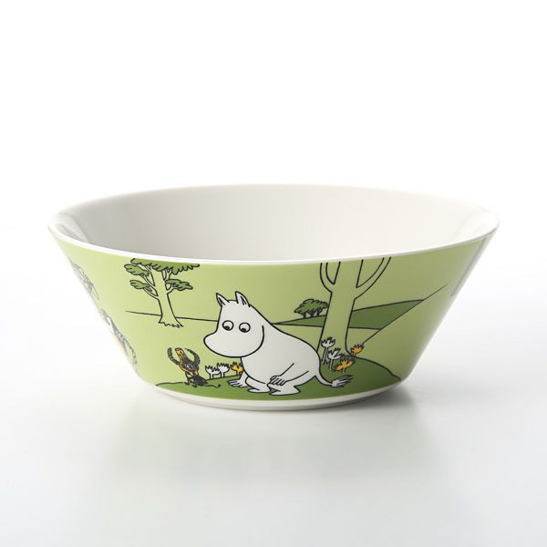 アラビア（ARABIA） ムーミン ボウル ムーミン（グラスグリーン） 15cm