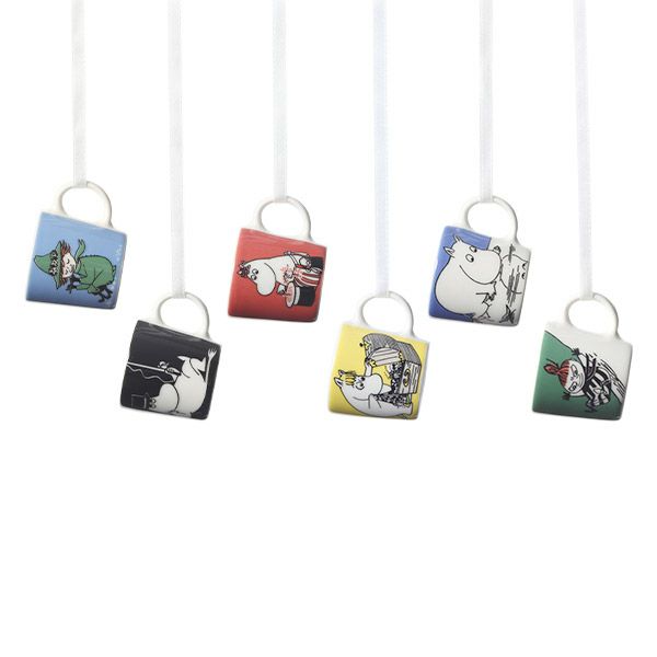 アラビア（ARABIA） ムーミン コレクション ミニマグ／オーナメント／ピッチャー（ミルクジャグ） 6個セット 1028335