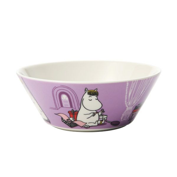 アラビア（ARABIA） ムーミン クラシック ボウル 15cm スノークのおじょうさん（SNORKMAIDEN） ライラック 1052345