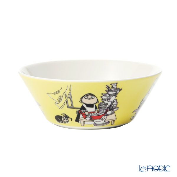 アラビア（ARABIA） ムーミン クラシック ボウル 15cm ミーサ イエロー 1052346