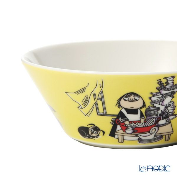 アラビア（ARABIA） ムーミン クラシック ボウル 15cm ミーサ イエロー 1052346
