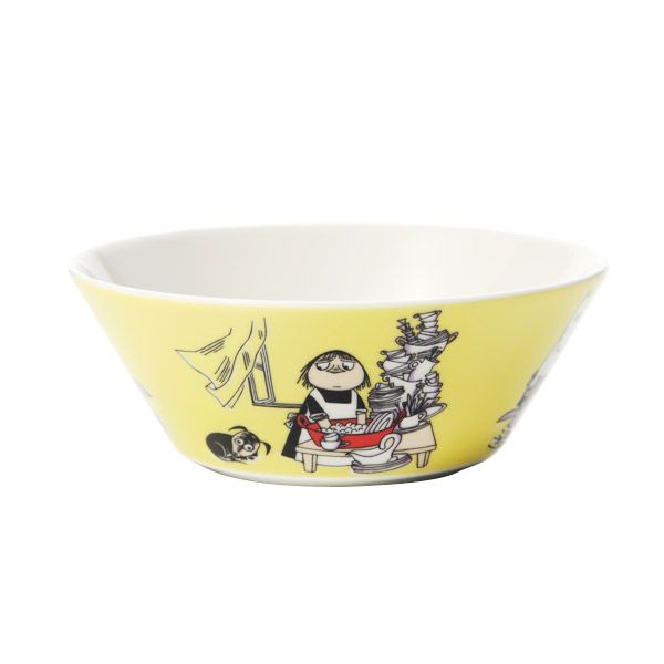 アラビア（ARABIA） ムーミン クラシック ボウル 15cm ミーサ イエロー 1052346