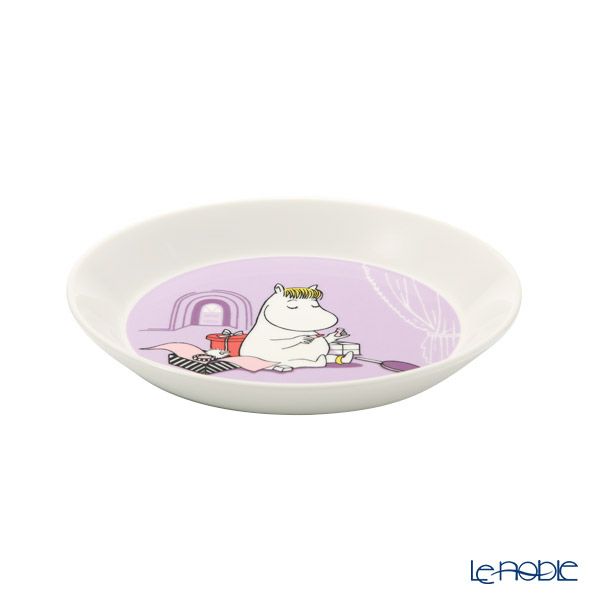 アラビア（ARABIA） ムーミン クラシック プレート 19cm スノークのおじょうさん（SNORKMAIDEN） ライラック 1052347