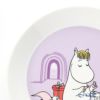 アラビア（ARABIA） ムーミン クラシック プレート 19cm スノークのおじょうさん（SNORKMAIDEN） ライラック 1052347