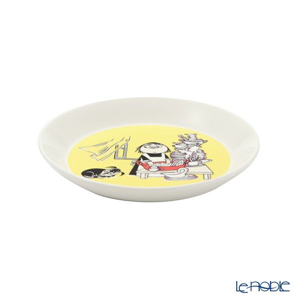 アラビア（ARABIA） ムーミン クラシック プレート 19cm ミーサ イエロー 1052348