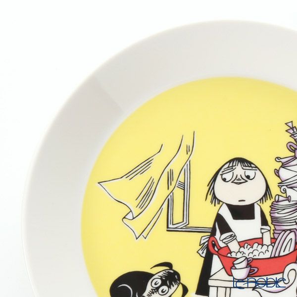アラビア（ARABIA） ムーミン クラシック プレート 19cm ミーサ イエロー 1052348
