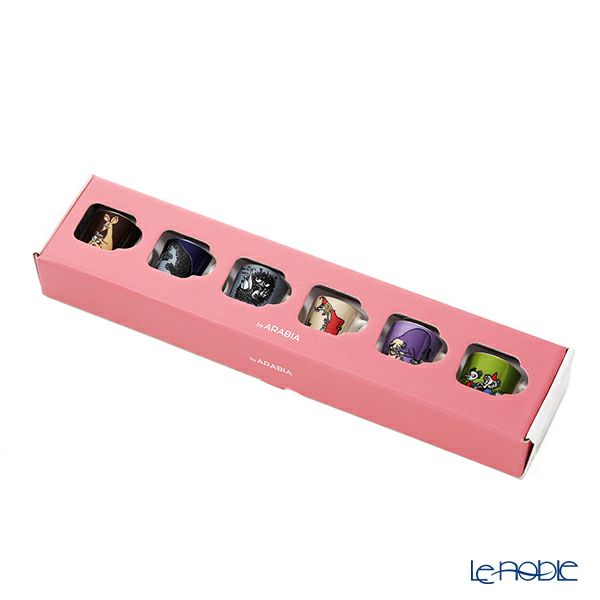アラビア（ARABIA） ムーミン コレクション クラシック2／シーズン2 ミニマグ／オーナメント／ピッチャー（ミルクジャグ） 6個セット 1055268
