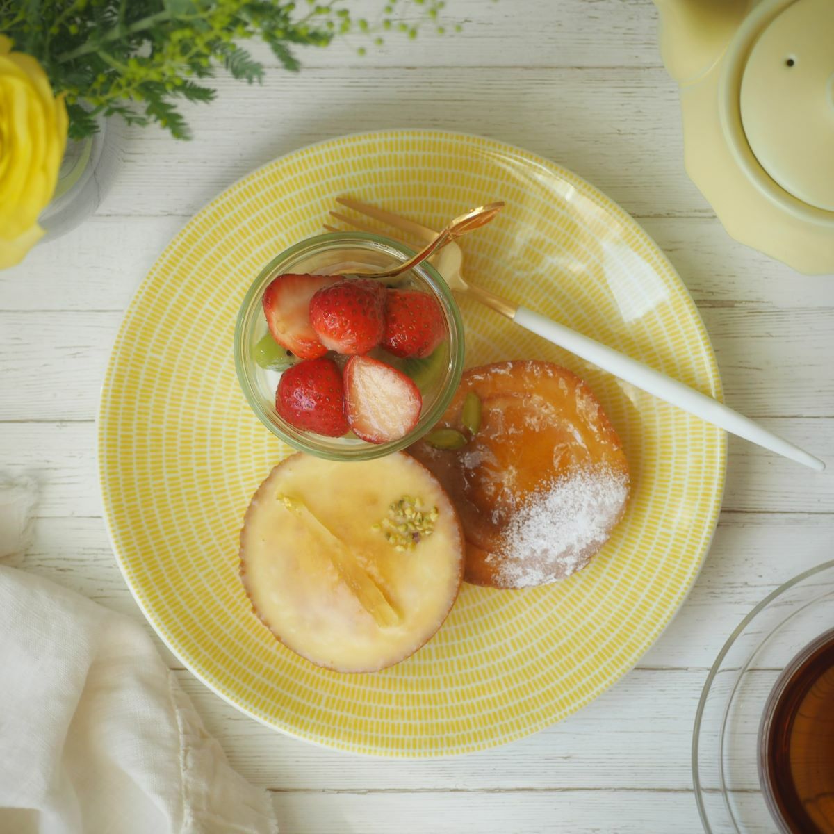 アラビア（ARABIA） 24h Avec アベック イエロー プレート 20cm 1056121