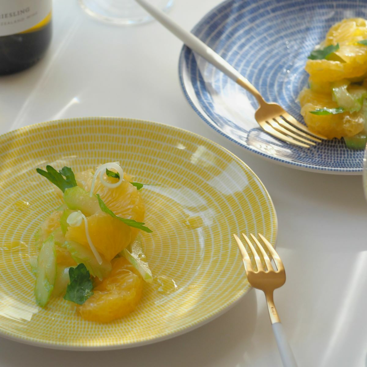 アラビア（ARABIA） 24h Avec アベック イエロー プレート 20cm 1056121