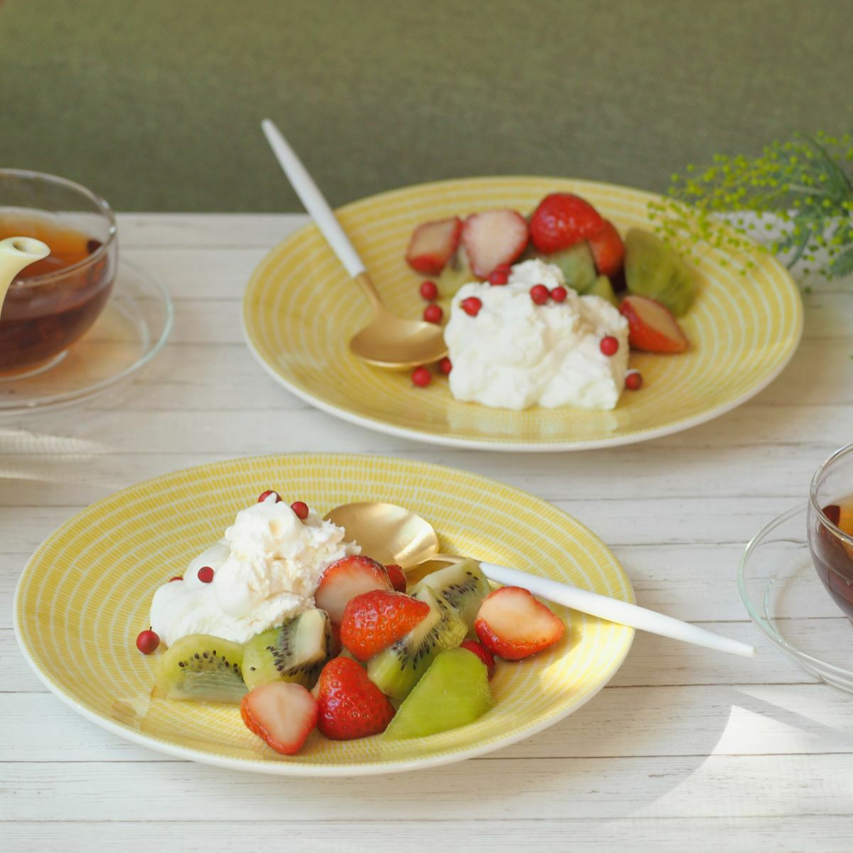 アラビア（ARABIA） 24h Avec アベック イエロー プレート 26cm 1056122