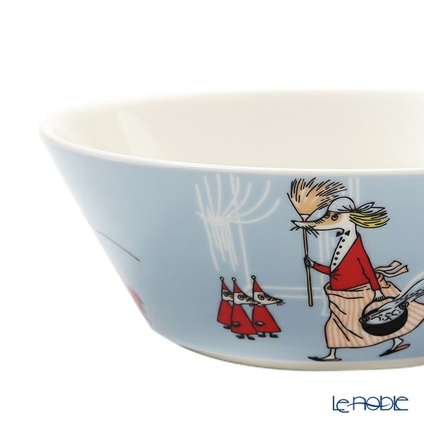 アラビア（ARABIA） ムーミン フィリフヨンカ ボウル 15cm グレー（ブルーグレー） 1057217