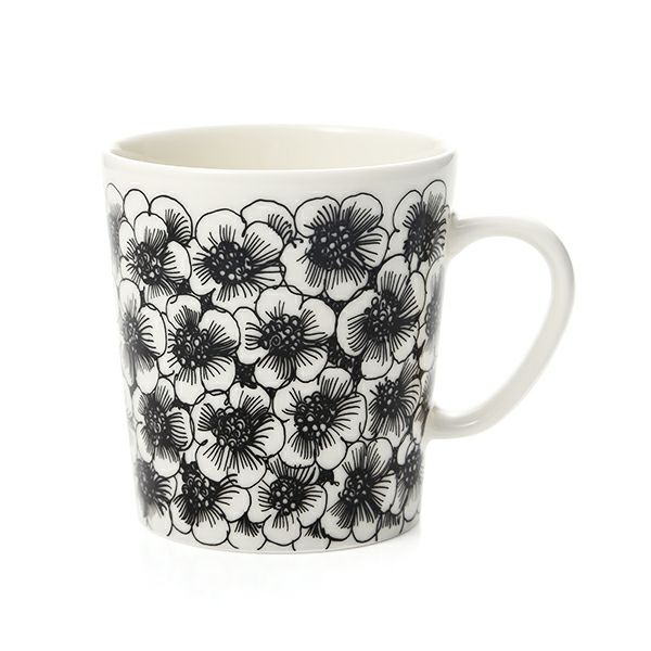 アラビア（ARABIA）トレジャーデザイン by エステリ・トムラ マグカップ Mustakukka／ムスタクッタ 300ml 1058909