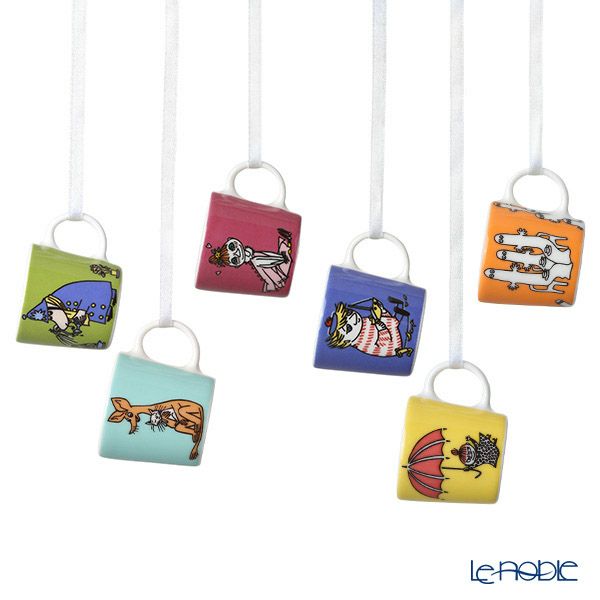 アラビア（ARABIA） ムーミン コレクション クラシック3／シーズン3 ミニマグ／オーナメント／ピッチャー（ミルクジャグ） 6個セット 1059959