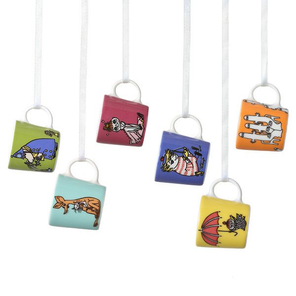 アラビア（ARABIA） ムーミン コレクション クラシック3／シーズン3 ミニマグ／オーナメント／ピッチャー（ミルクジャグ） 6個セット 1059959