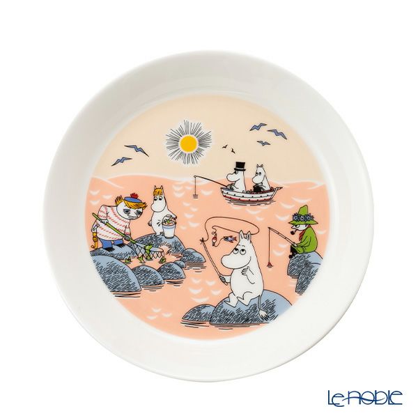 アラビア（ARABIA） ムーミン 2022S サマー プレート 19cm フィッシング 1062220