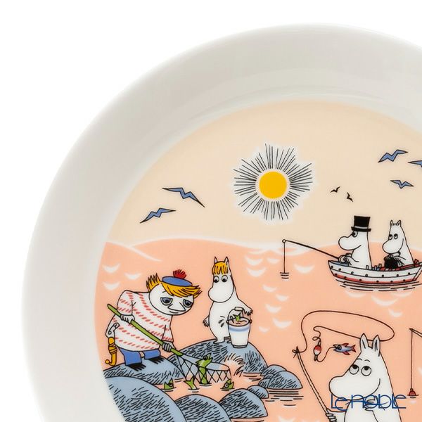 アラビア（ARABIA） ムーミン 2022S サマー プレート 19cm フィッシング 1062220