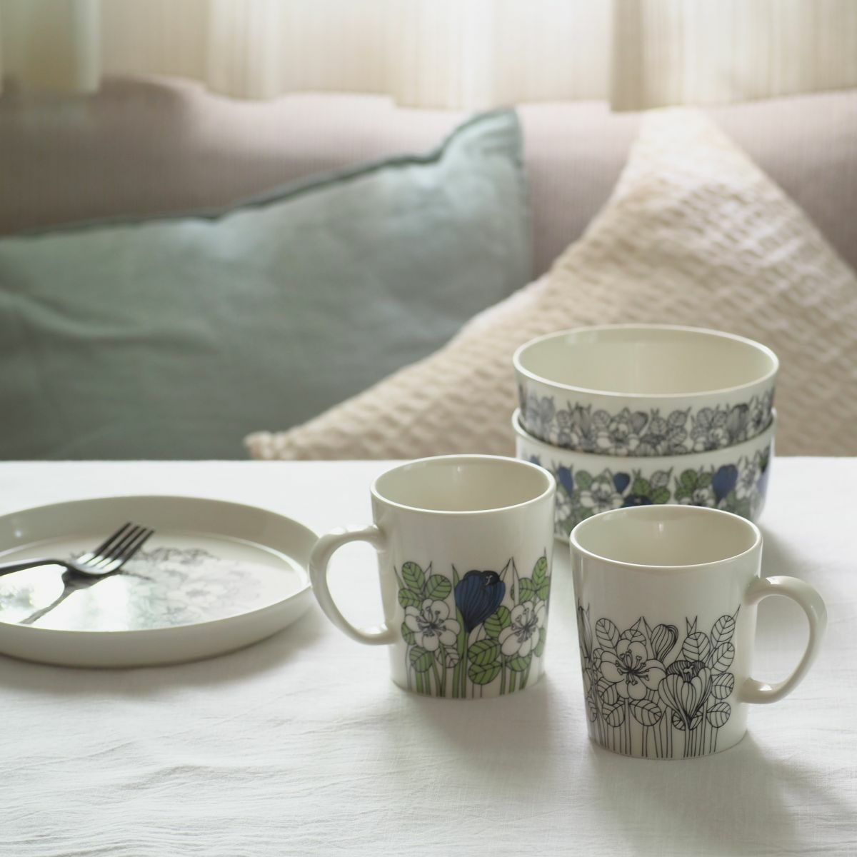 アラビア（ARABIA）クロッカス マグカップ 300ml グリーン 1062351