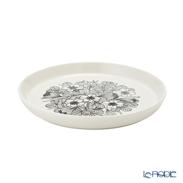 アラビア（ARABIA）クロッカス プレート 19cm ブラック 1062355