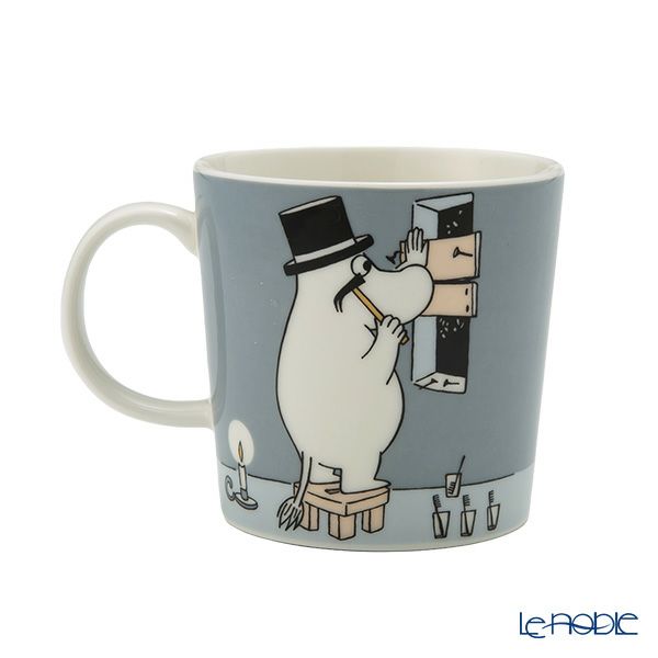 アラビア（ARABIA） ムーミン クラシック マグカップ 300ml ムーミンパパ グレー 1066911