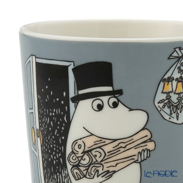 アラビア（ARABIA） ムーミン クラシック マグカップ 300ml ムーミンパパ グレー 1066911