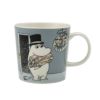 アラビア（ARABIA） ムーミン クラシック マグカップ 300ml ムーミンパパ グレー 1066911