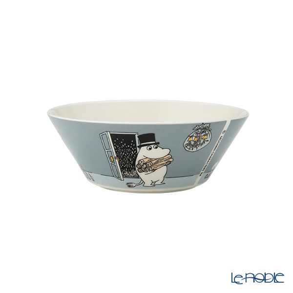 アラビア（ARABIA） ムーミン クラシック ボウル 15cm ムーミンパパ グレー 1066912