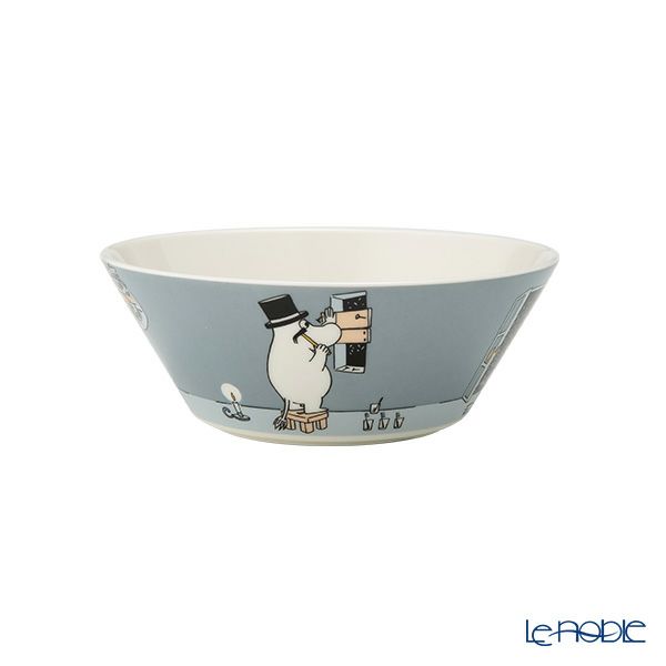 アラビア（ARABIA） ムーミン クラシック ボウル 15cm ムーミンパパ グレー 1066912