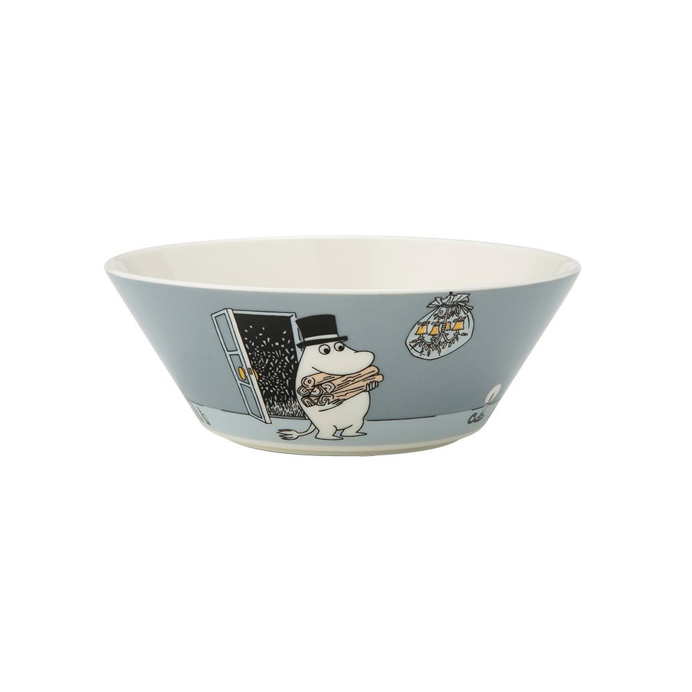 アラビア（ARABIA） ムーミン クラシック ボウル 15cm ムーミンパパ グレー 1066912