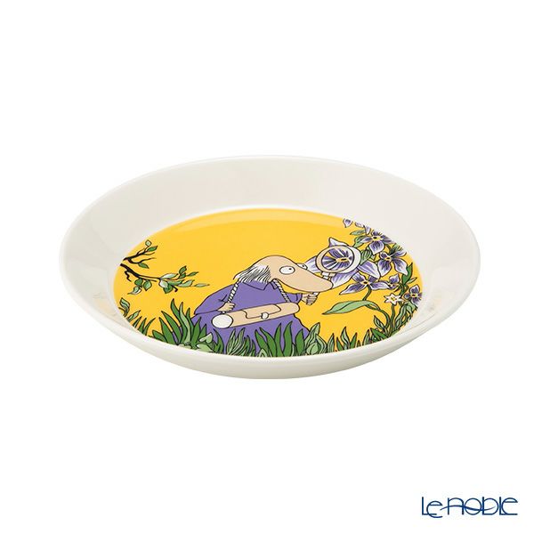 アラビア（ARABIA） ムーミン クラシック プレート 19cm ヘムレンさん イエロー 1066916