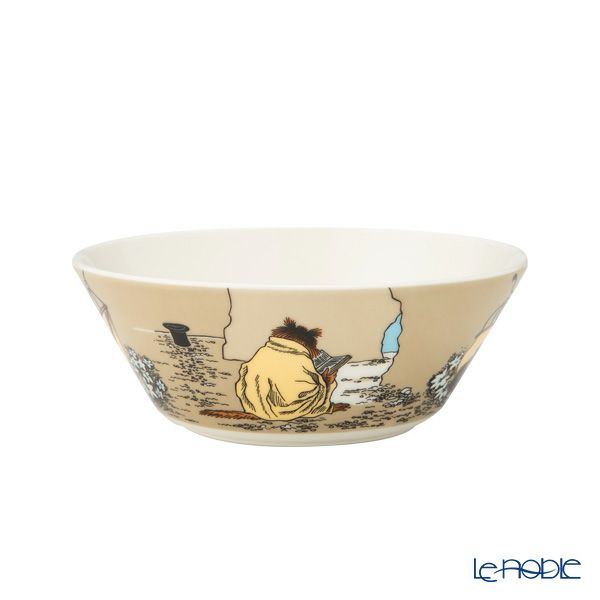 アラビア（ARABIA） ムーミン クラシック ボウル 15cm じゃこうねずみ ベージュ 1069394