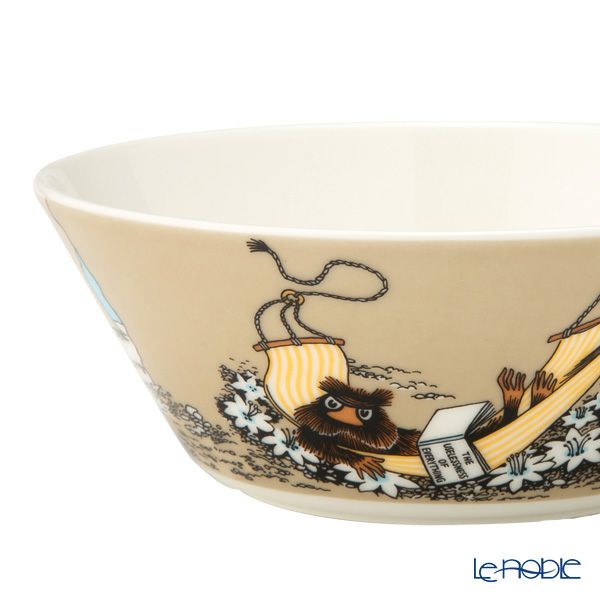 アラビア（ARABIA） ムーミン クラシック ボウル 15cm じゃこうねずみ ベージュ 1069394